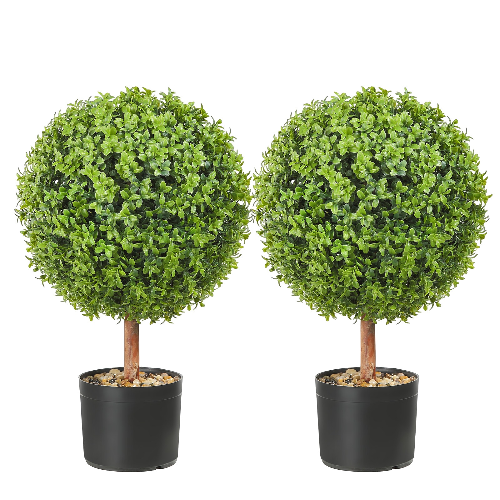 Artificial Boxwood Ball Topiary Set For Garden Decoration_voghion.com